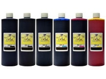 6x500ml Matte Black, Photo Black, Cyan, Magenta, Yellow, Gray Ink for HP 72